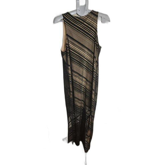 APT. 9‎ Women's Sheer Maxi Dress - Striped Design, Size XL - Picture 3 of 4